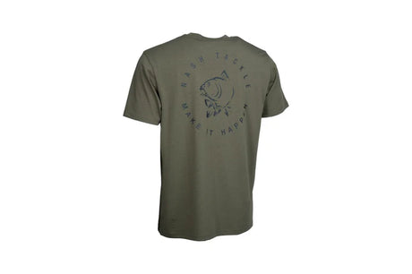 T-shirt Nash Make It Happen Carp Logo T Verde