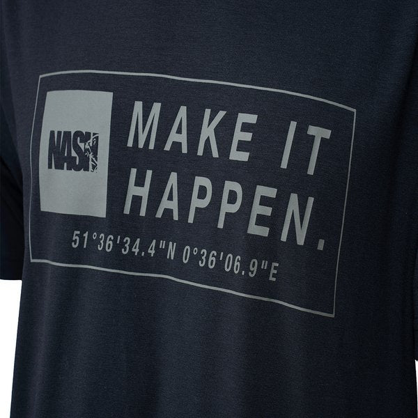 T-shirt Nash Make It Happen Coordinates Preto