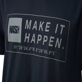 T-shirt Nash Make It Happen Coordinates Preto