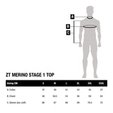 T-shirt Nash ZT Manga comprida Merino Stage 1