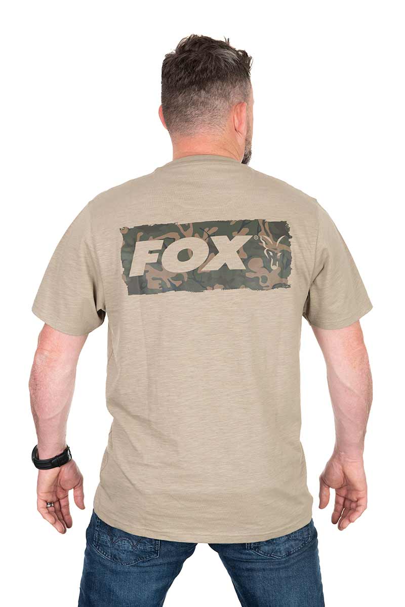 Camiseta Fox LW Print T Caqui