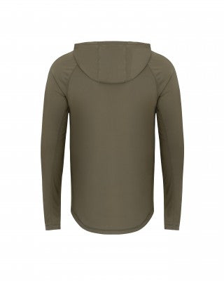 Camiseta técnica Korda UPF Caqui Escuro