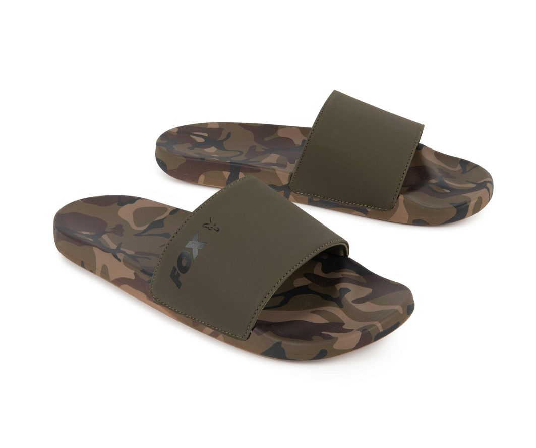 Chinelos Fox Sliders Cáqui/Camo