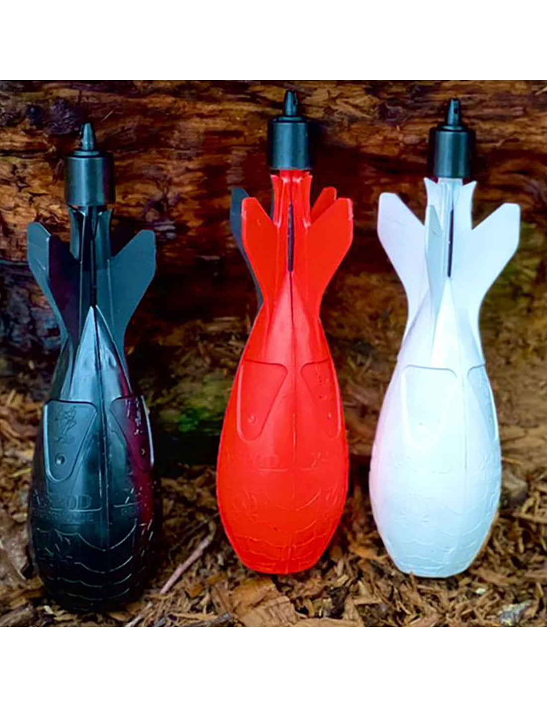 Cohete cebador Wolf Negro grande - Tienda Carpfishing
