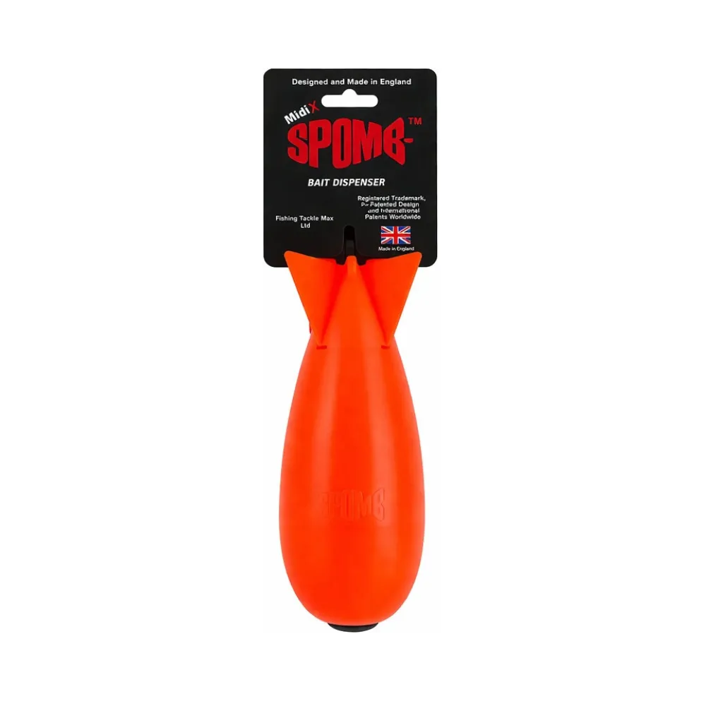 Foguete Cevador Spomb Midi X Exclusive Fluro Vermelho