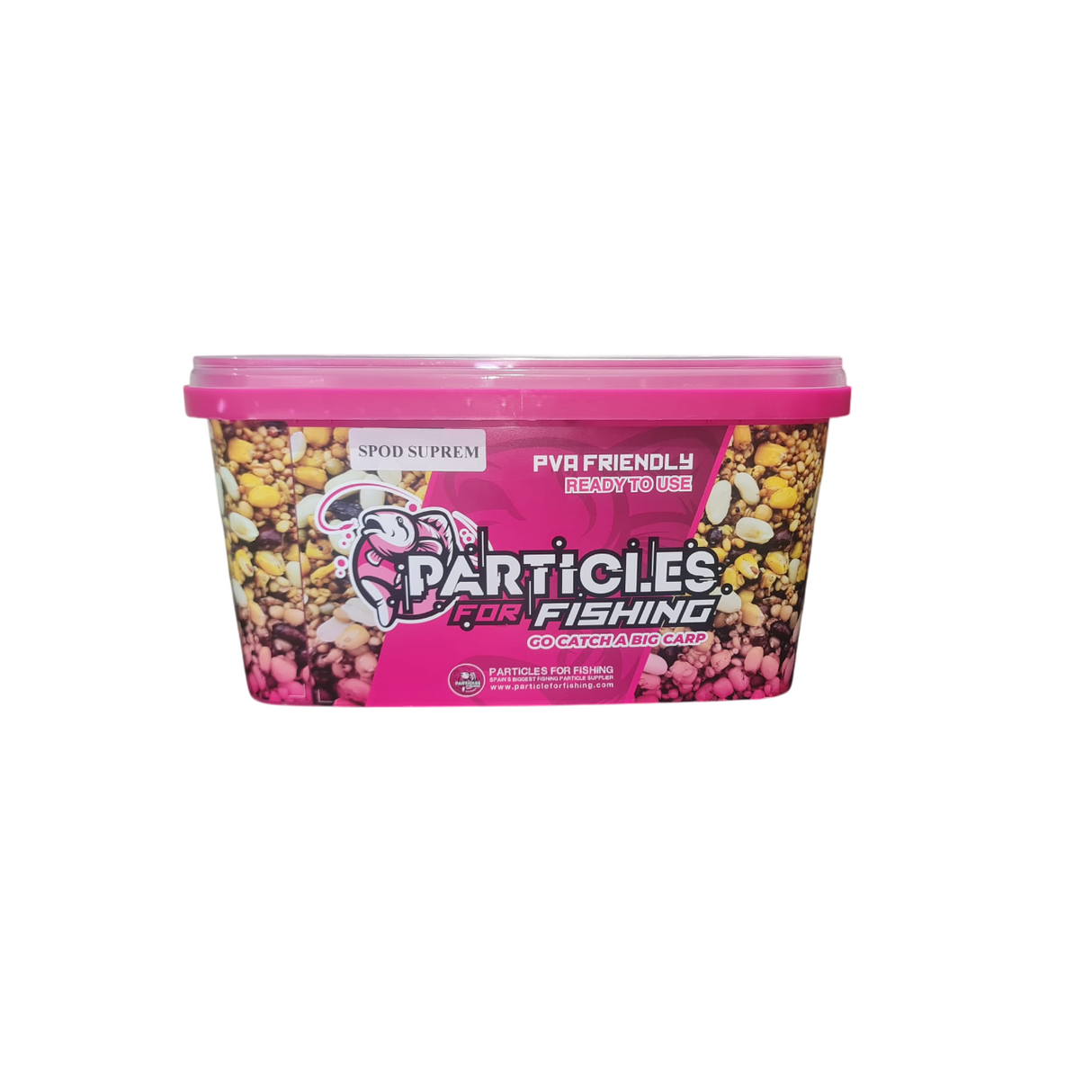 Cubo de sementes Spod Supreme Particles For Fishing 5 kg