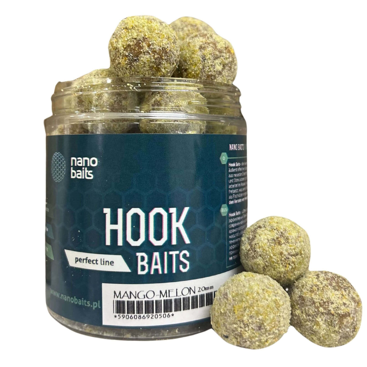 Hard Hook Baits Nano Baits Pega melão 18 mm