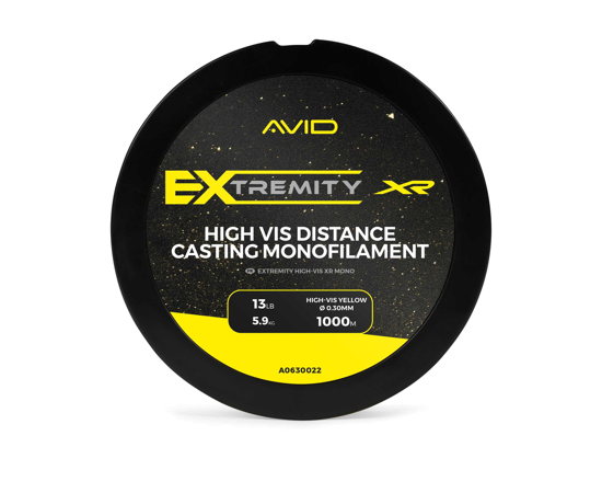 Linha Avid Carp Extremidade Hi-Vis Mono 1000 m