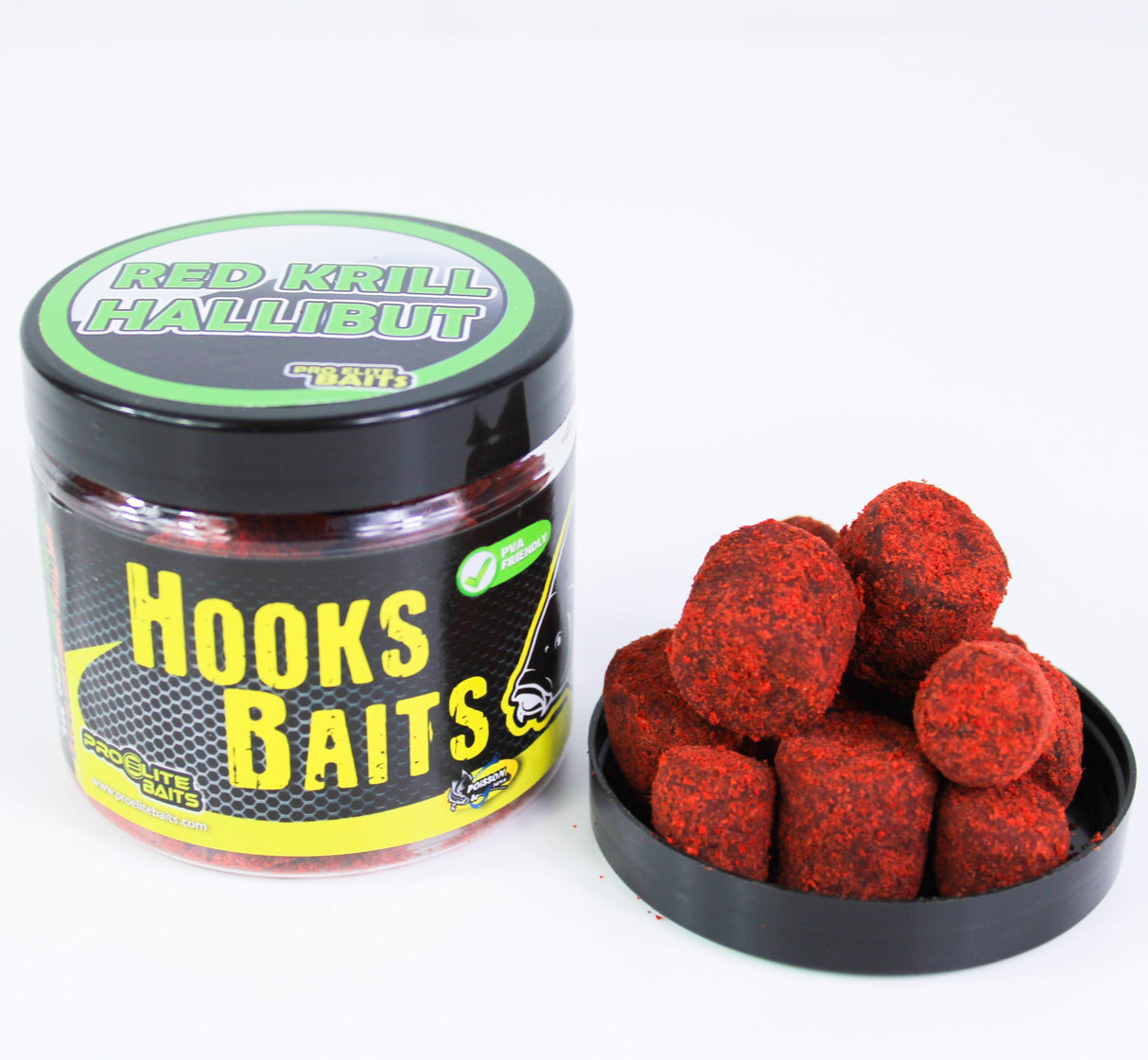 Hook Pellets em pó Pro Elite Baits Krill vermelho Halibut 14-20 mm