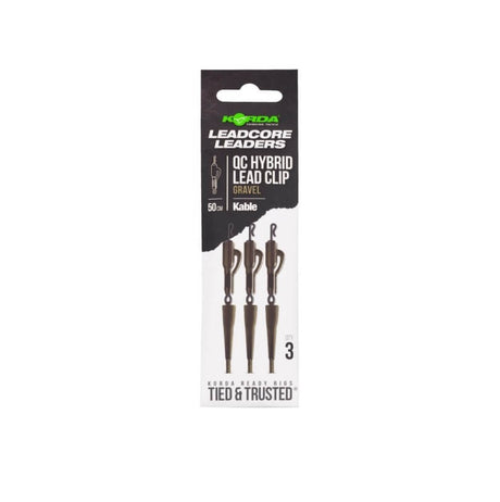 Leadcore Korda Lead Clip QC Kable Gravel 50 cm - Tienda Carpfishing