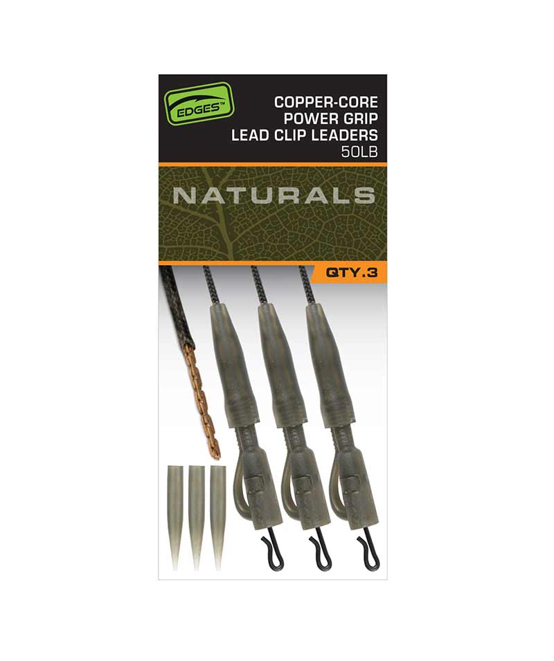 Leadcore Lead Clip Leaders Fox Bordas Núcleo de cobre 50 lb