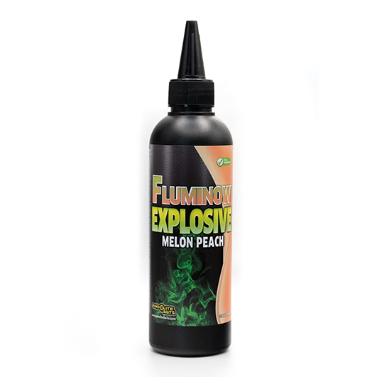 Líquido Fluminow Explosivo Pro Elite Baits Melão e Peach 200 ml