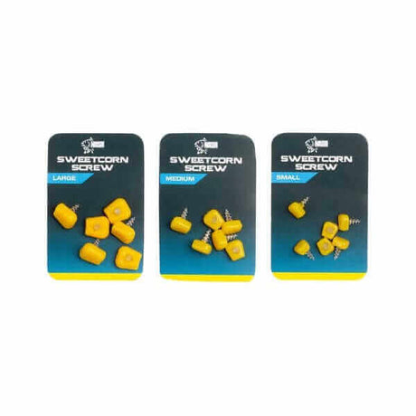 Maíz Bait Screw Nash amarillo M - Tienda Carpfishing