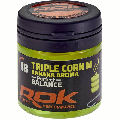 Maíz Triple Rok Fishing Perfect Balance Banana Amarillo - Tienda Carpfishing