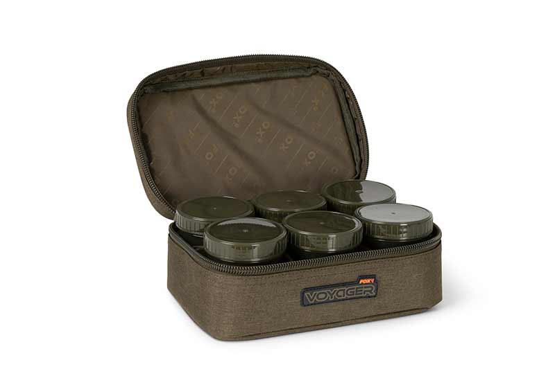 Macuto de 8 botes de cebo Fox Voyager® - Tienda Carpfishing