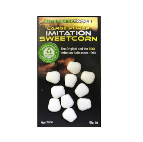 Maiz flotante Enterprise Pop Up Sweetcorn Blanco Piña Grande - Tienda Carpfishing