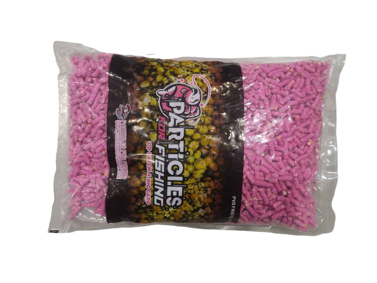 Pellets Fluminow Particles for Fishing Rosa 8 mm 5 Kg