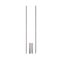 Pica de distancia ESP Wrap Sticks: dos palos de acero inoxidable y tres marcadores en funda resistente para carpfishing.