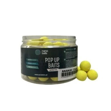 Pop Ups Nano Baits Garlic Amarelo 15 mm