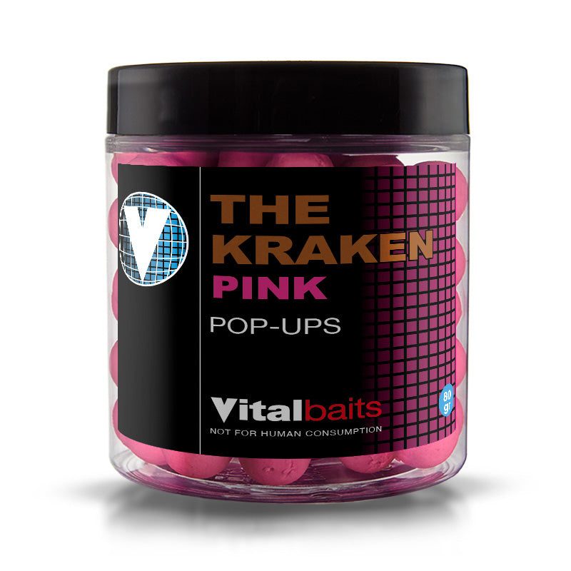 Pop ups Vitalbaits The Kraken Rosa 18 mm