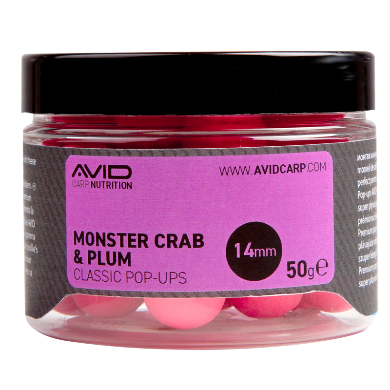 Pop ups Avid Carp Monster Crab & Ameixa 14 mm