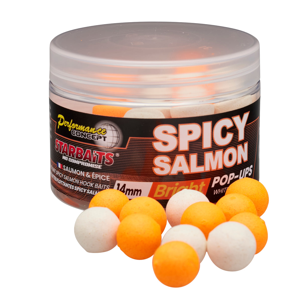 Pop ups Starbaits PC Spicy Salmon Brilhante 14 mm