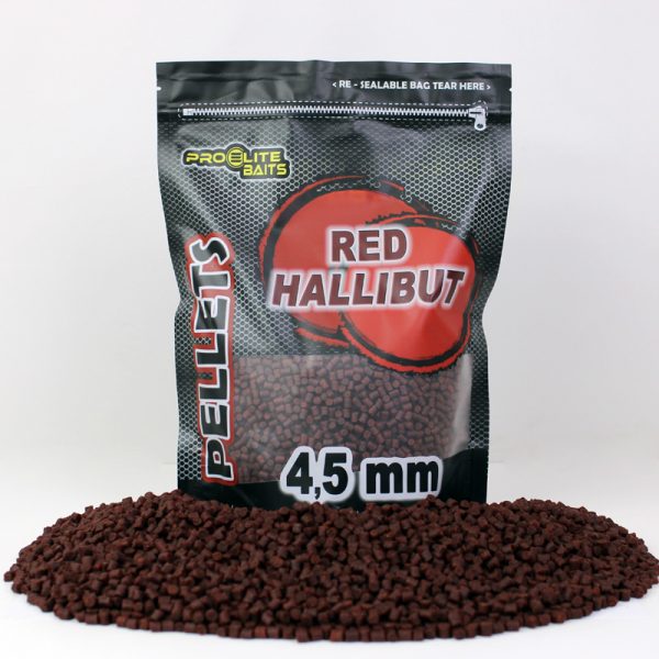 Pellets Pro Elite Baits Vermelho Hallibut