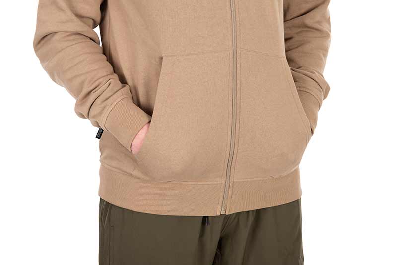 Sweatshirt Fox LW Tan Ltd Edition com capuz e fecho de correr
