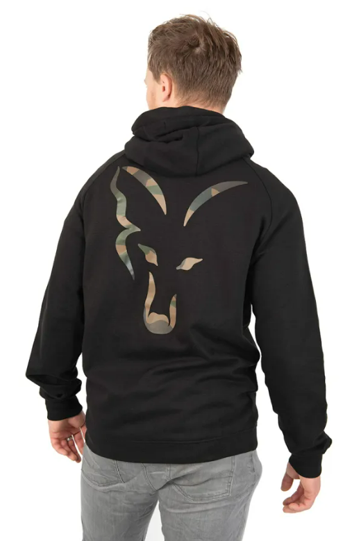 Sweatshirt Fox preta com capuz 3XL