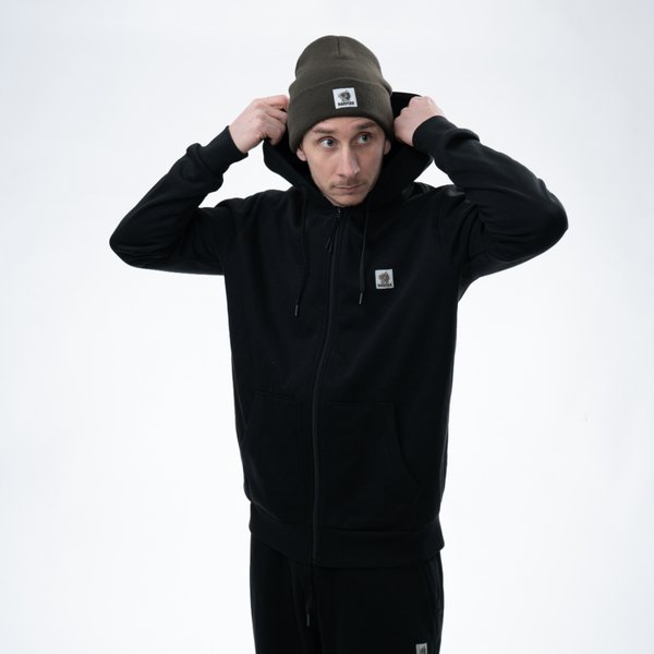 Sweatshirt Nash Make It Happen com fecho de correr Preto