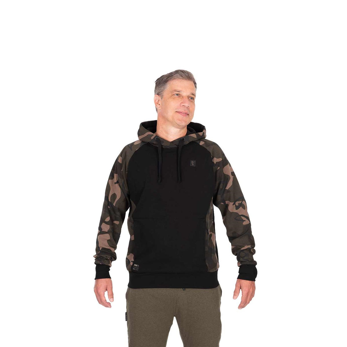 Sweatshirt Fox 310 Camisola com capuz preta Camo