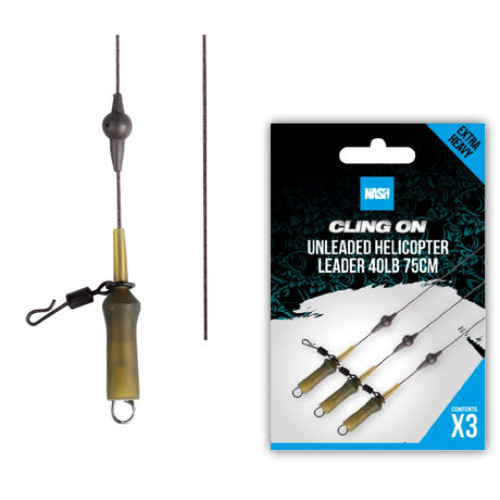 Unleaded Cling-On Helicopter Nash 40 lb - Tienda Carpfishing