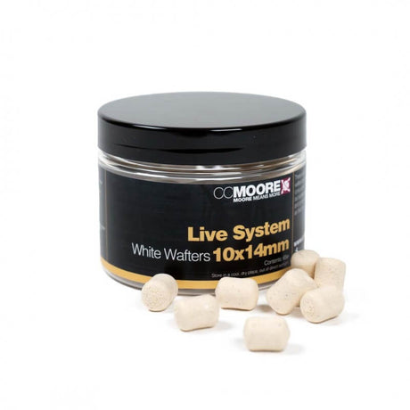 Wafters Dumbells Ccmoore Live System Blanco 10-14 mm - Tienda Carpfishing