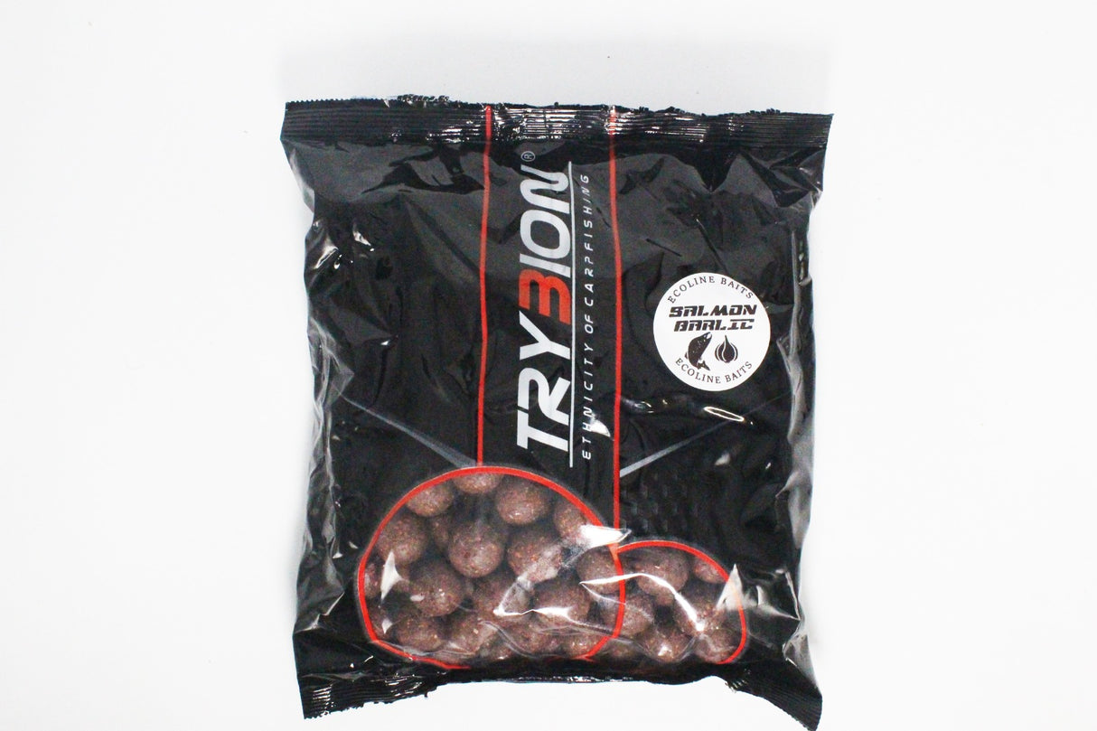 Boilies Trybion Salmão Garlic 1kg-20mm