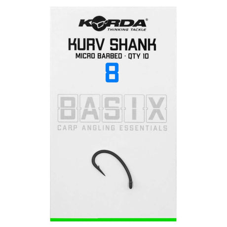 Anzuelos Korda Basix Kurv Shank - Tienda Carpfishing