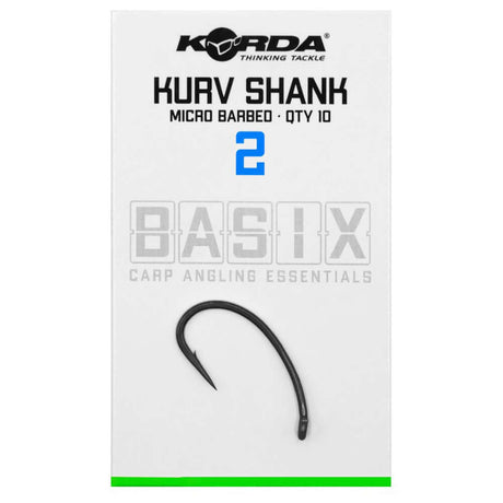 Anzuelos Korda Basix Kurv Shank - Tienda Carpfishing