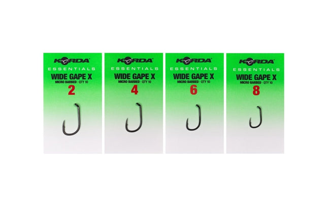 Anzuelos Korda Essentials Wide Gape X - Tienda Carpfishing