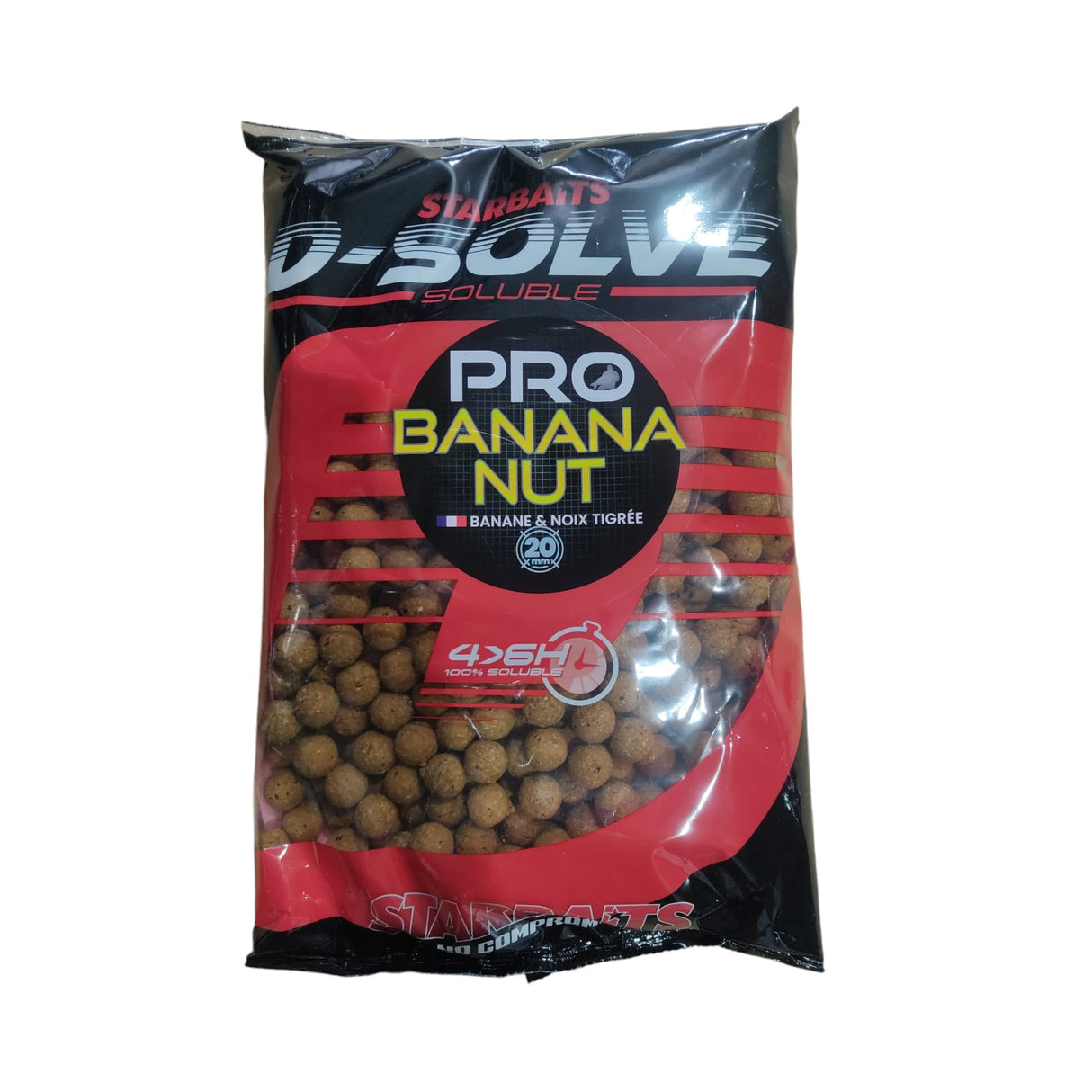 Boilies Starbaits Solúveis Probiotic Banana Nut 20 mm 2,5 kg