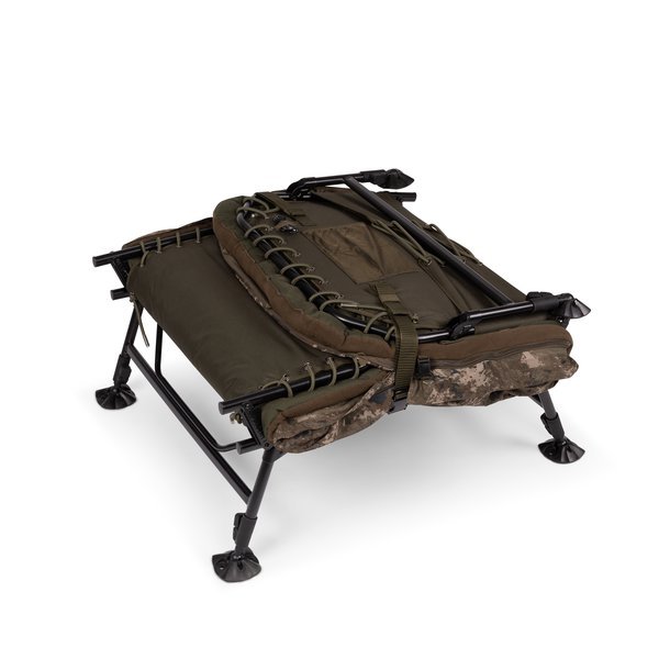 Bed Chair Nash Indulgence MF60 Sleep System Camo Wide 8 patas SS4 - Tienda Carpfishing