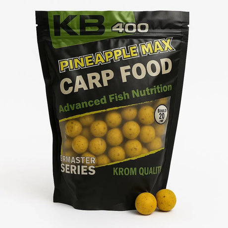 Boilies Krom Quality KR400 Pineapple Max 20 mm 800G - Tienda Carpfishing