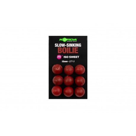 Boilies Slow Sinking Korda ISO Sweet 18 mm - Tienda Carpfishing