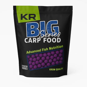Boilies Solubles Krom Quality KR500 Squid & Plum 16 mm 2,5KG - Tienda Carpfishing