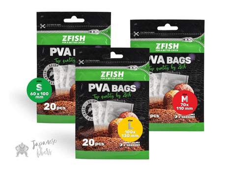 Bolsas PVA Zfish 60x100mm - Tienda Carpfishing