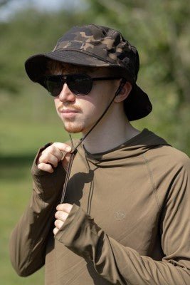Camiseta técnica Korda UPF Dark Khaki - Tienda Carpfishing