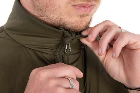 Chaleco sin mangas Fox Olive Verde - Tienda Carpfishing