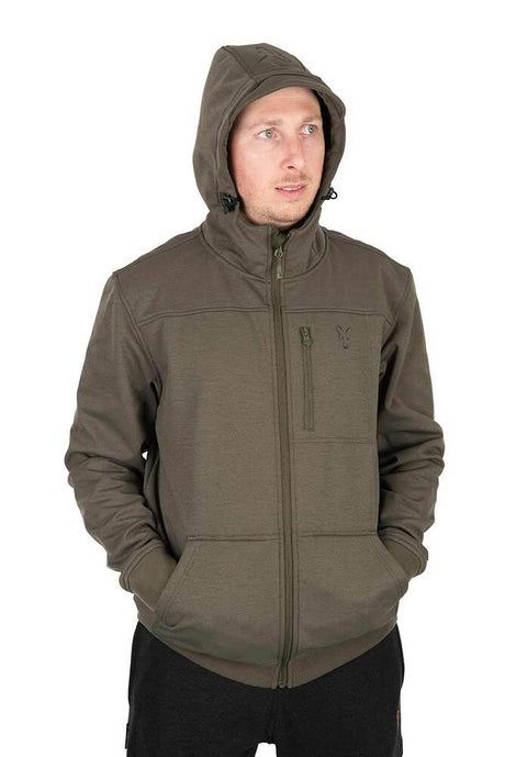 Chaqueta Fox Shell Verde/Negra - Tienda Carpfishing