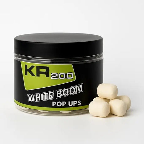 Dumbells Pop Ups Krom Quality KR200 White Boom - Tienda Carpfishing