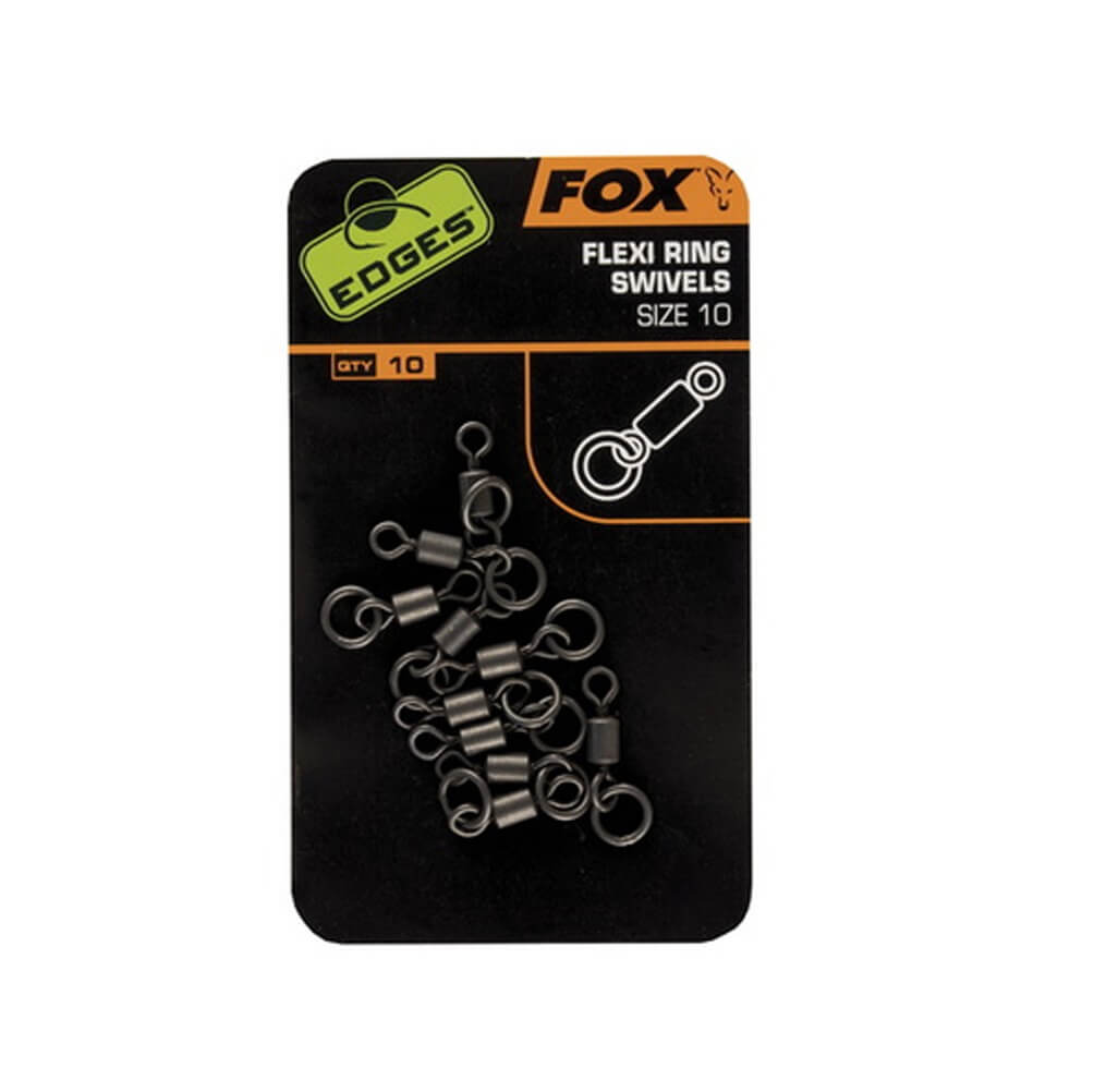 Flexi Ring Swivels Fox 11 - Tienda Carpfishing
