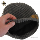 Gorro Vass VR376 Ribbed Gris - Tienda Carpfishing
