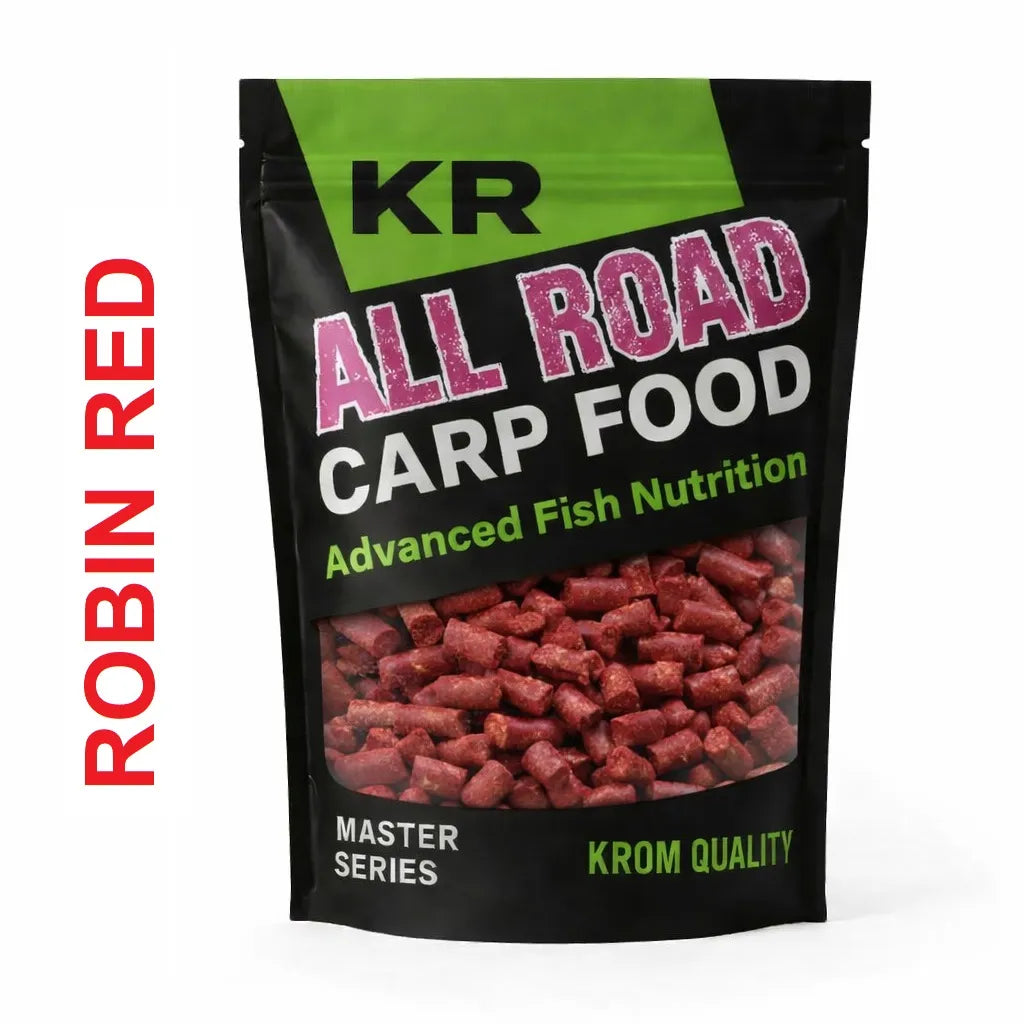 Pellets Krom Quality All Road poder Robin Red 8MM 800G